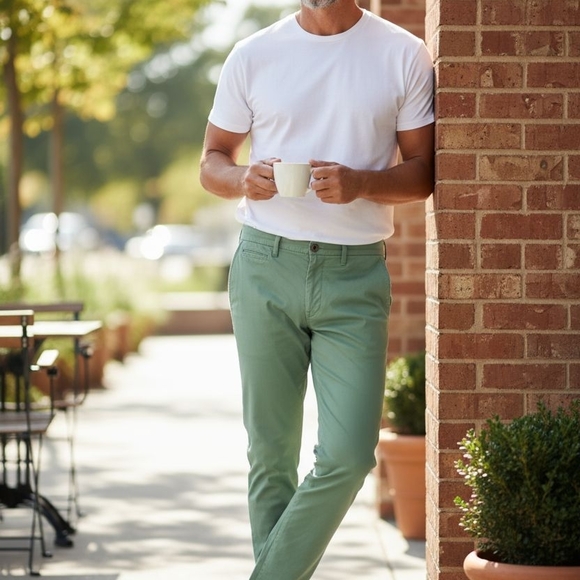 GAP Men's Mint Chinos - Picture 5 of 5